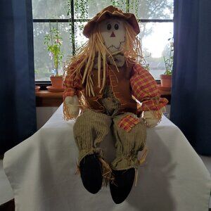 Vintage Autumn, Fall Harvest 22” Bendable / Flexible Scarecrow